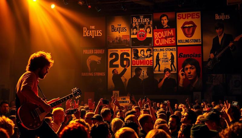 L’héritage et l’influence de la musique rock pop française sur la culture et les nouvelles générations, incluant la scène des festivals